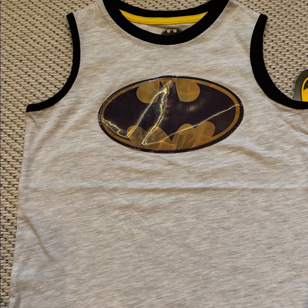 Tank Batman toddler boys new size 3T 99% cotton 1% polyester sleeveless